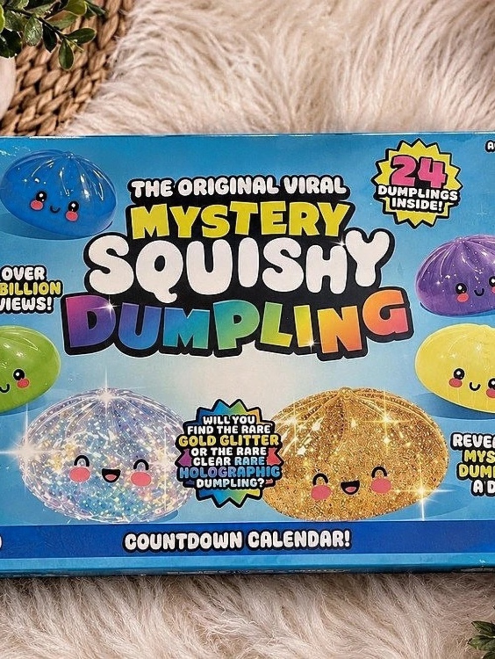✨ Original Viral Mystery Squishy Dumpling Countdown Calendar – 24 Dumplings